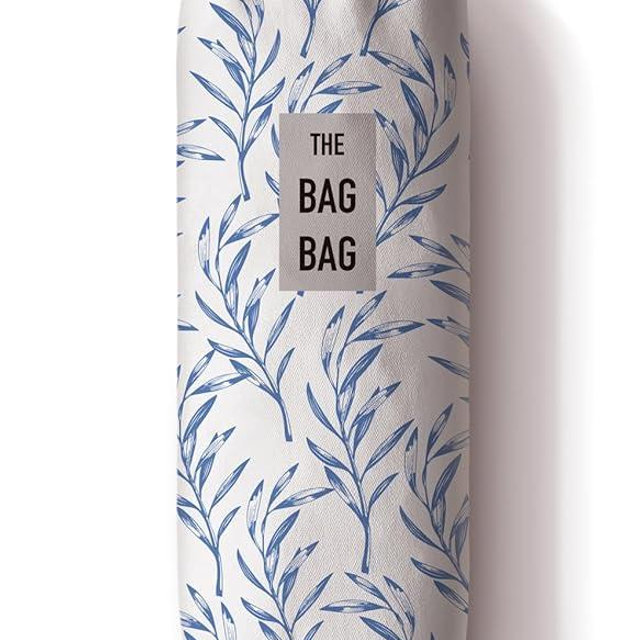 Moanlor Art Tropical Leaves Grocery Bag Holder Storage,Cute Kitchen Plastic Bag Holder Organizer 23"x9"