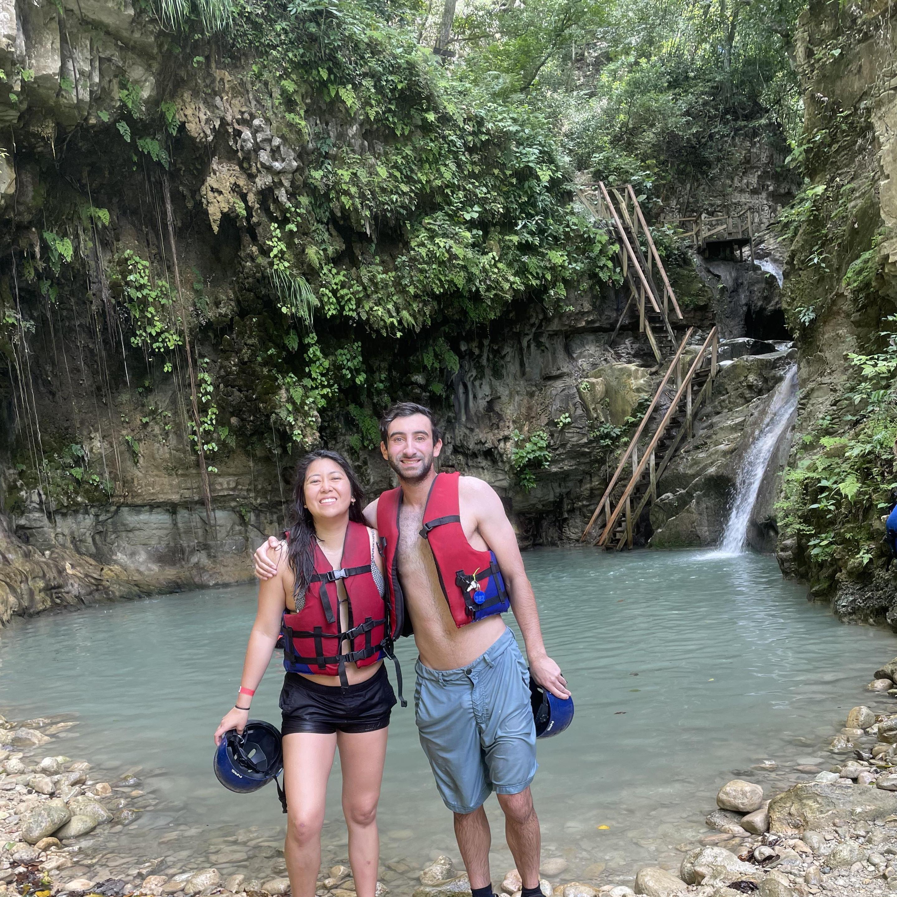 Ziplining and Jumping off waterfalls in the Dominican Republic (February 2023)