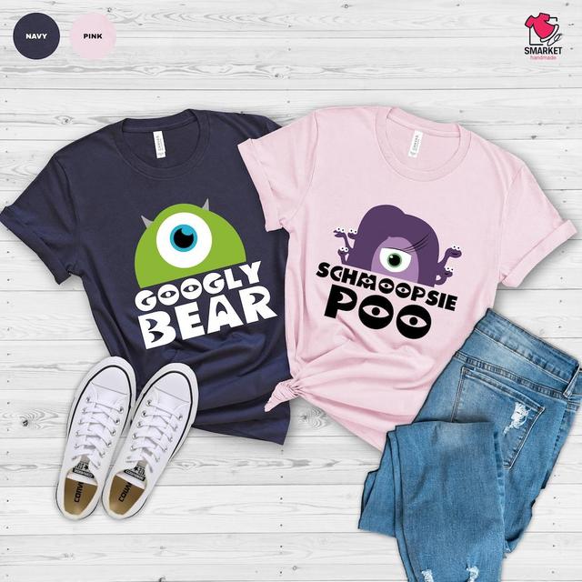 Googly Bear and Schmoopsie Poo Couple Shirts
