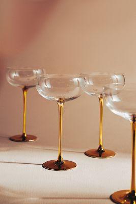 Catherine Martin Starry Night Coupe Glasses, Set of 4
