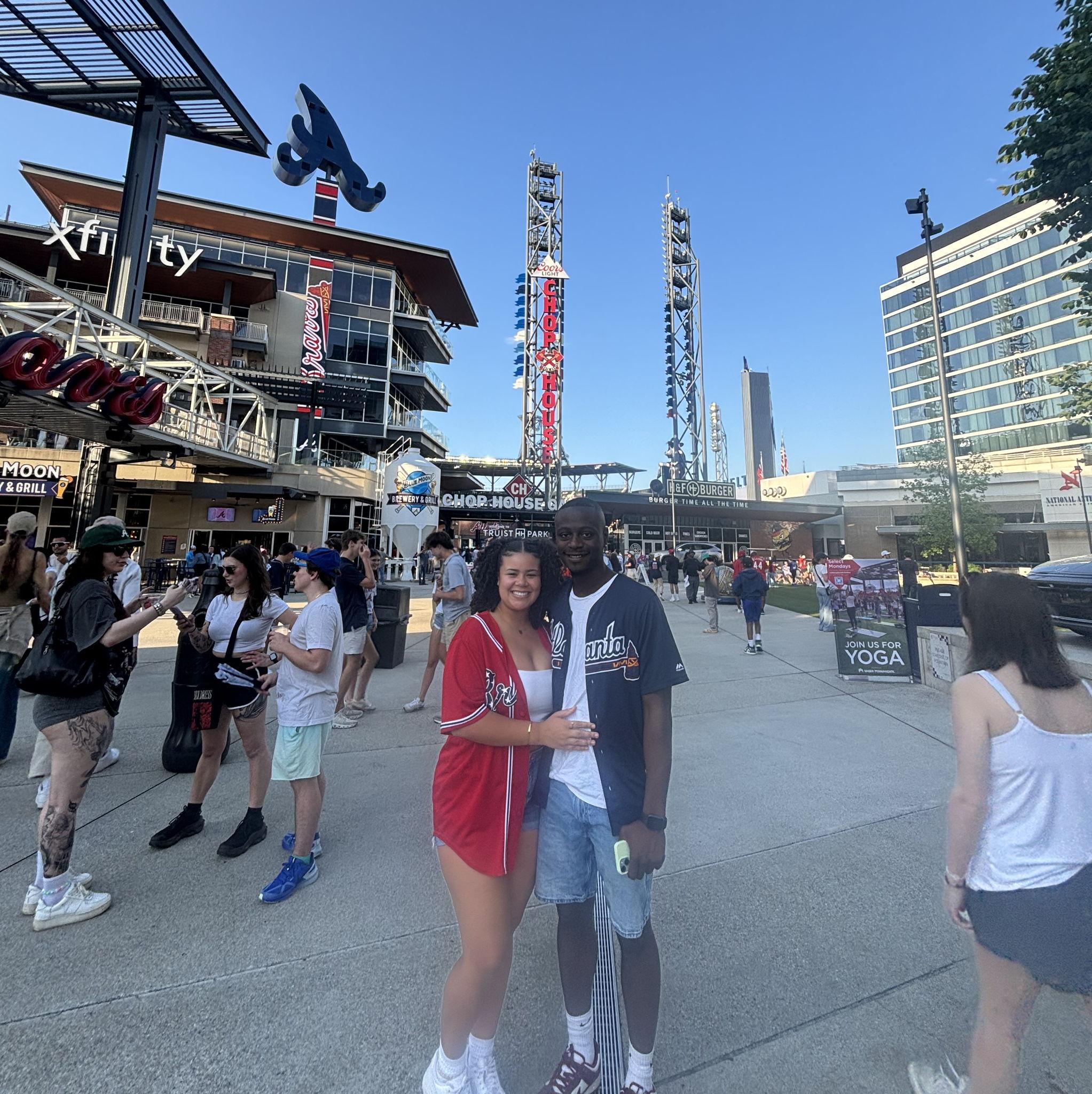 Catching a Braves game. May 8, 2025