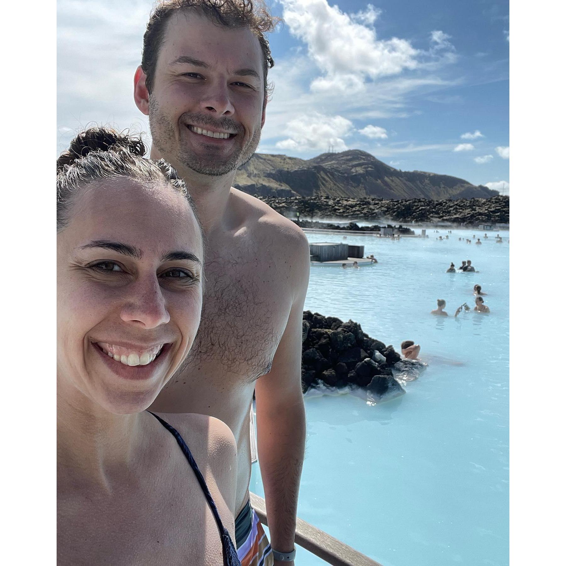 At Blue Lagoon in Iceland!! 2023