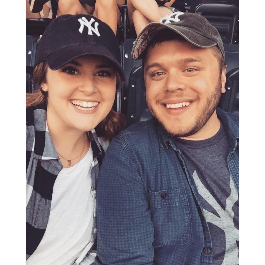 Sometimes we go to baseball games...