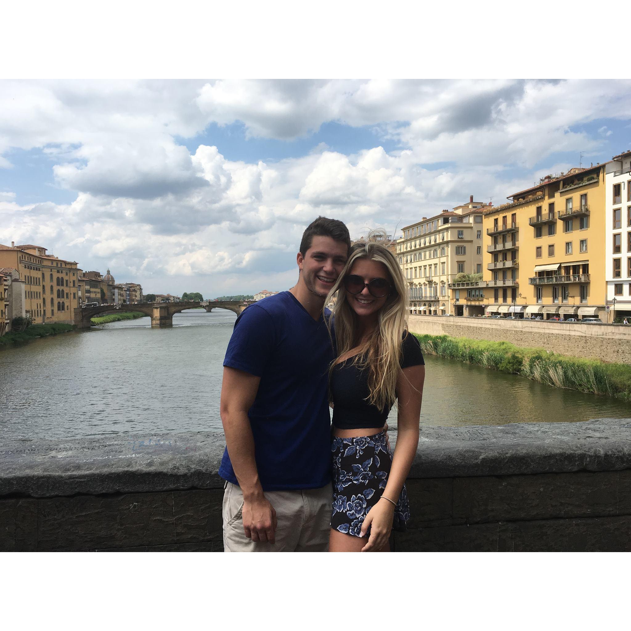May, 2017- Visiting Samantha abroad in Florence