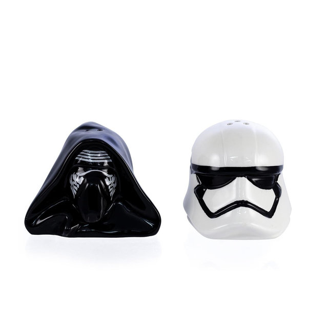 Seven20 Star Wars Kylo Ren & Stormtrooper Ceramic Salt & Pepper Shaker Set