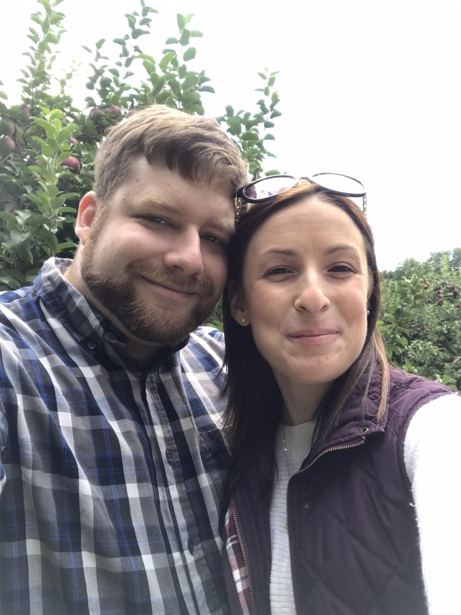 Apple picking together 🍎