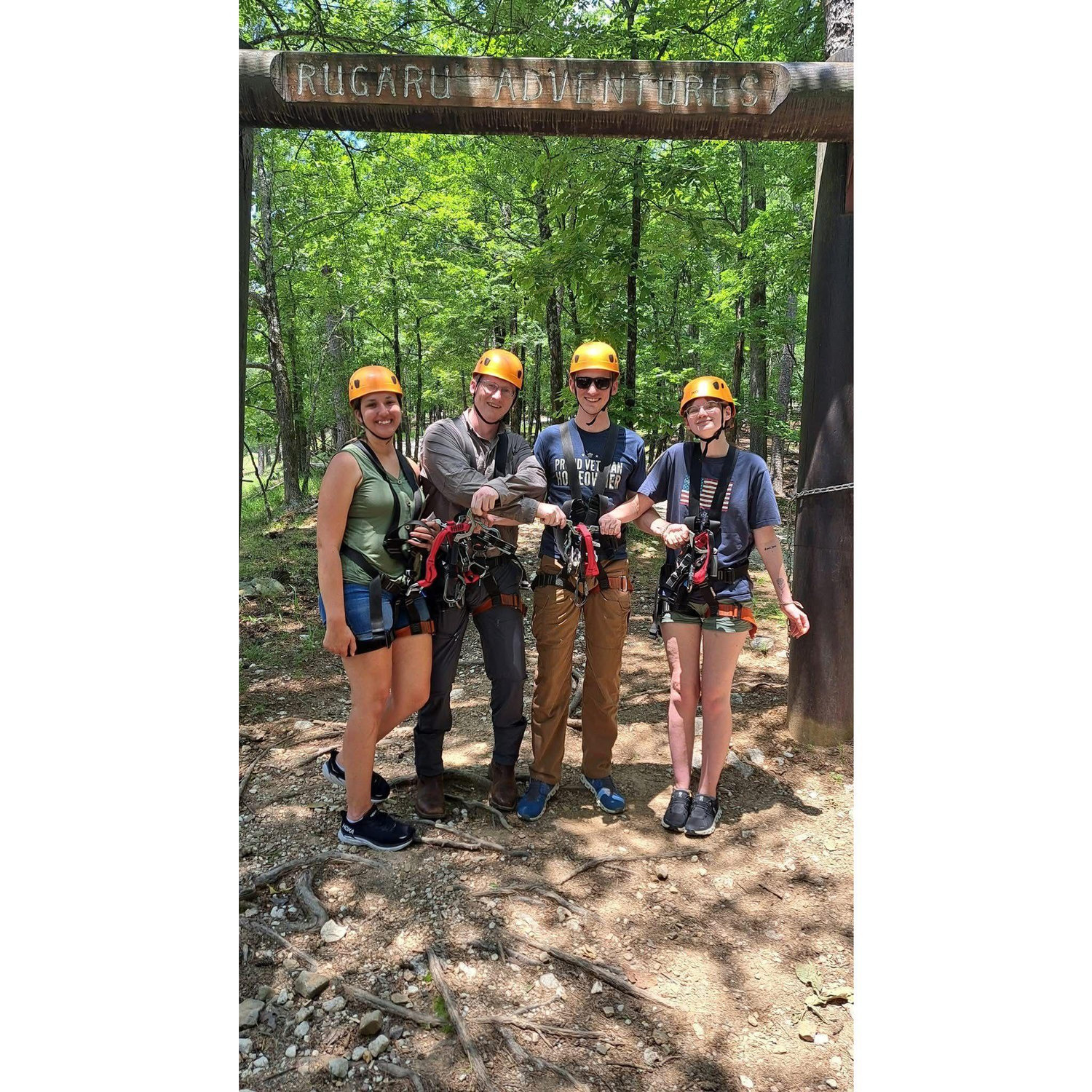 Ziplining fun!