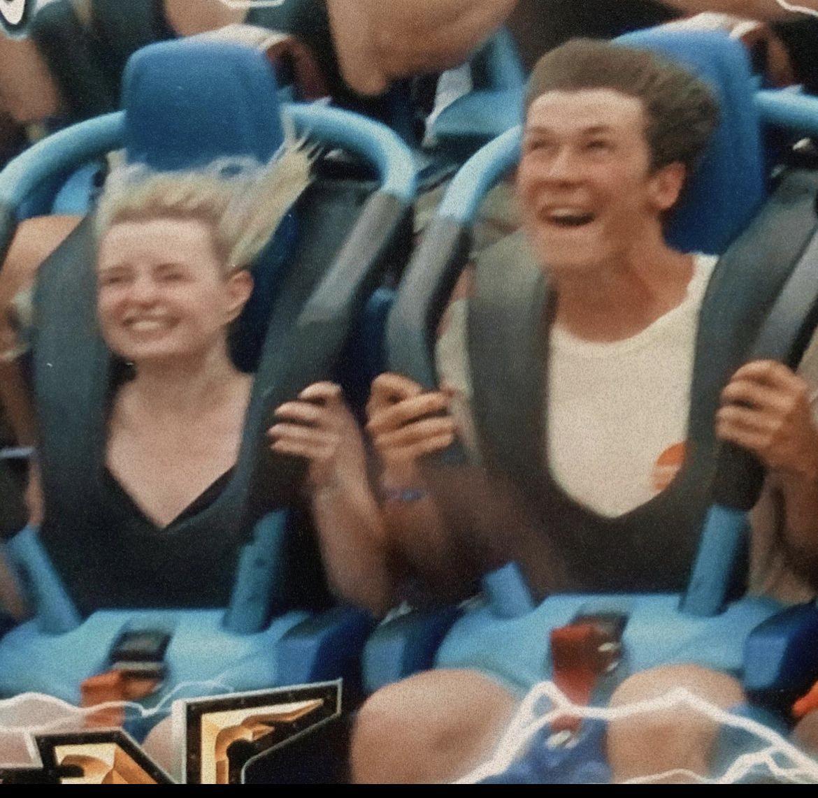 First time on Valravn at Cedar Point 😂