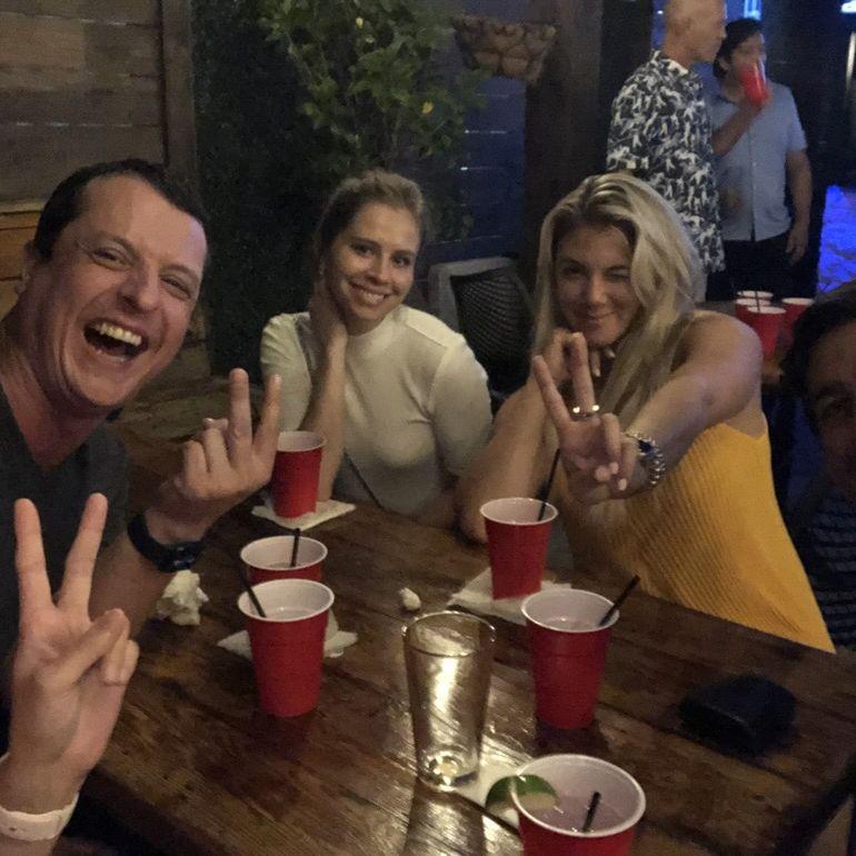 Tony's picture evidence of the night we met