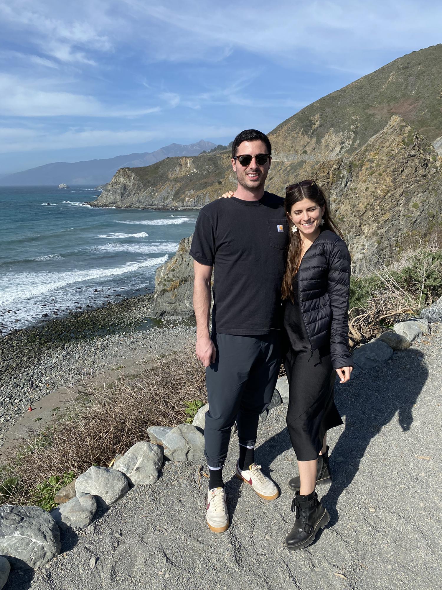 On our road trip down the California coast.