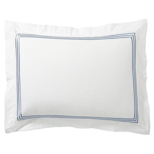 Grand Organic Shams, Standard, Chambray, Set of 2