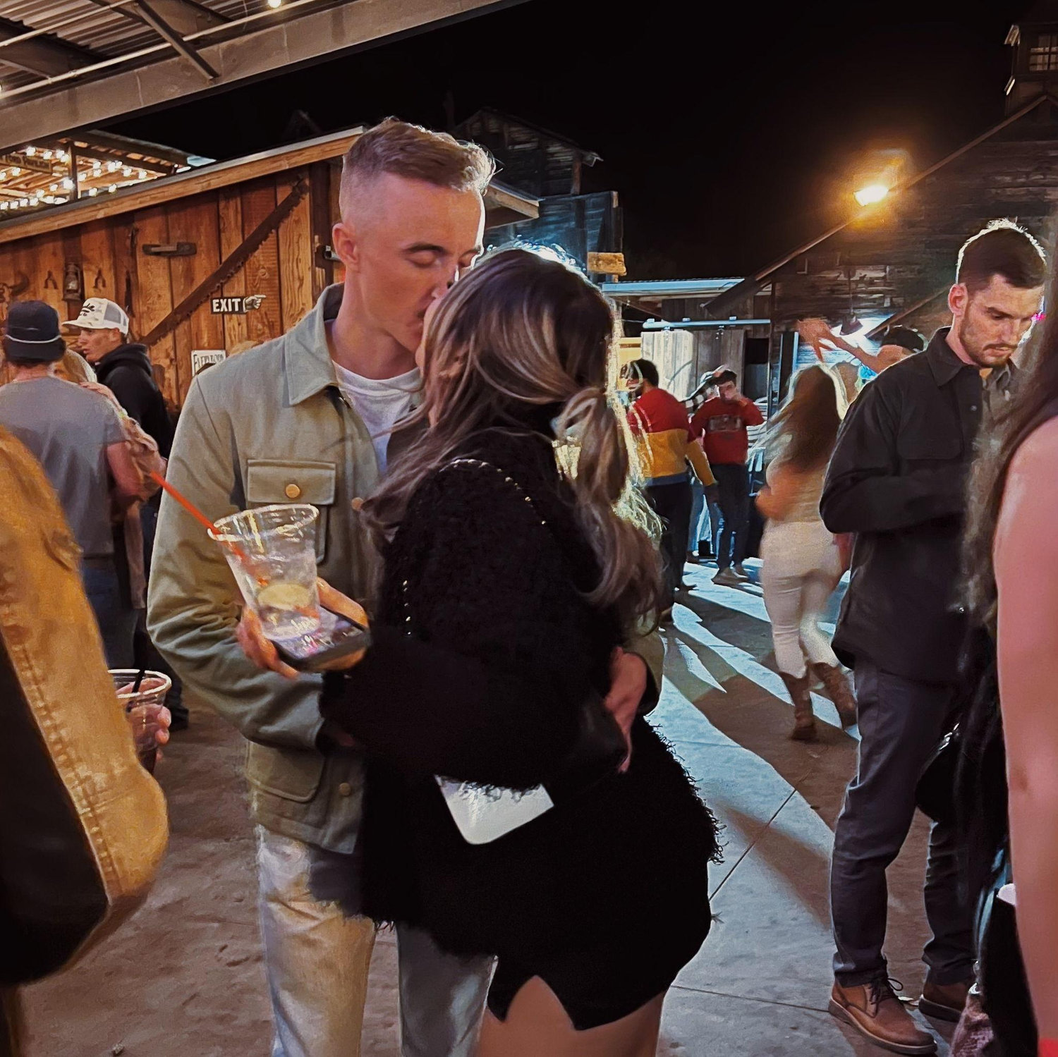 Kissing at The Chip (again!)