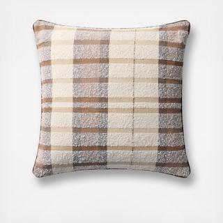 Tonal Plaid Throw Pillow
