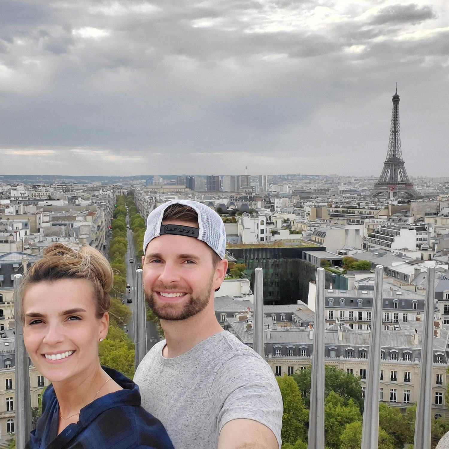 Top of Arc de Triomphe