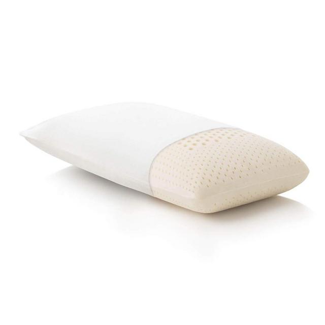 Z 100% Natural Talalay Latex Zoned Pillow, Queen - High Loft Plush