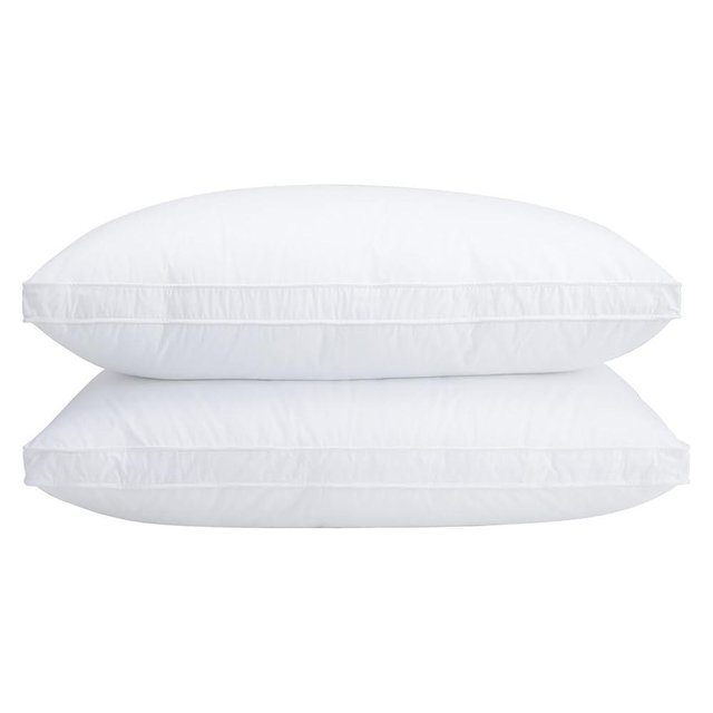 Vendare Down Pillows King Size Set of 2 - Goose Down & Feather Blend 600 Fill Power, 100% Cotton Cover, Hypoallergenic, Hotel Quality Luxury Pillows