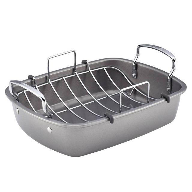 Circulon Nonstick 17"x13" Roaster with metal Rack