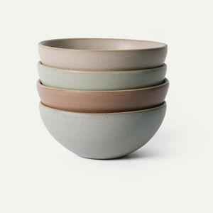 Multicolor Harvest Cereal Bowls Quartet