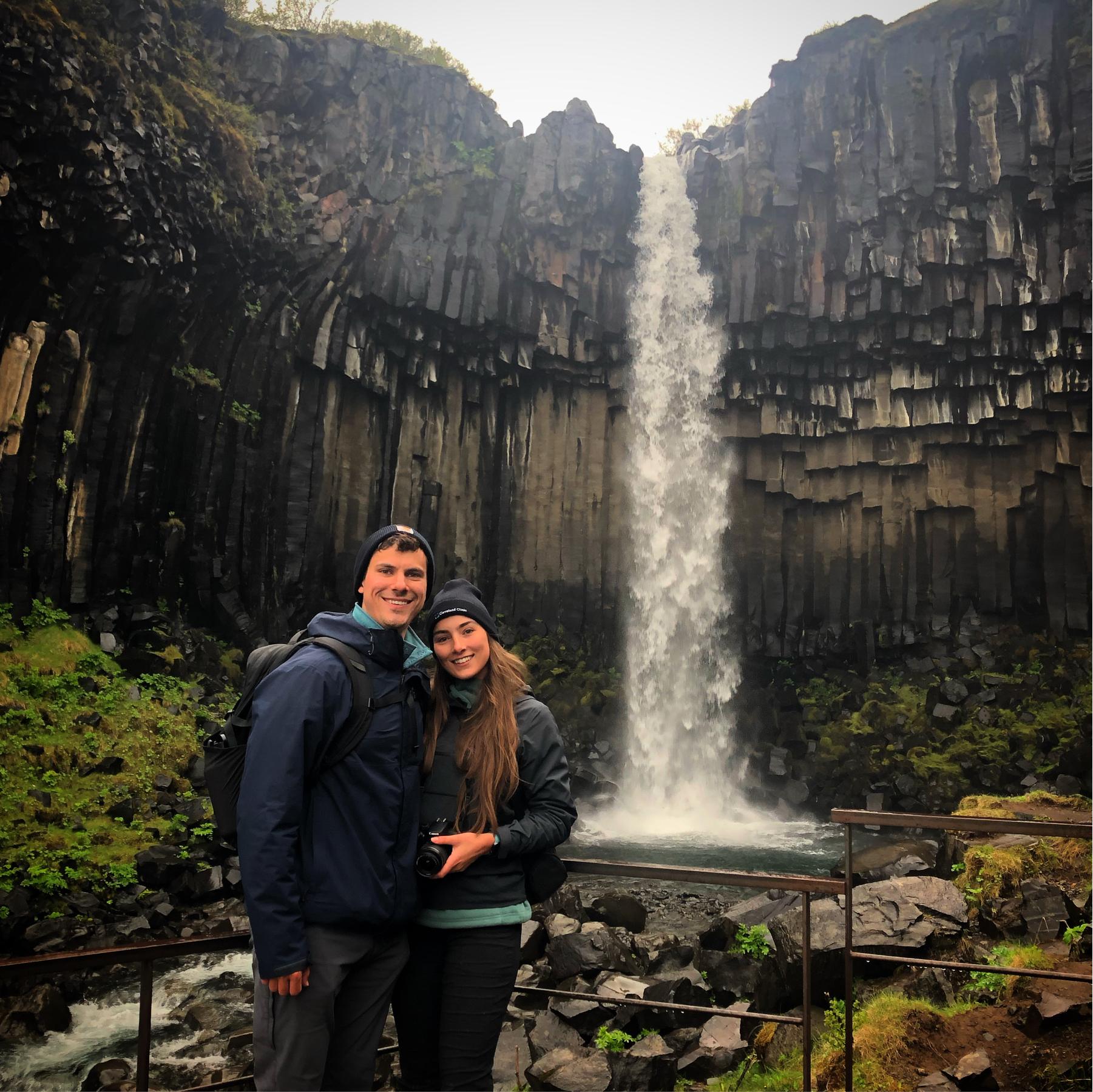 One of the many amazing Icelandic waterfalls