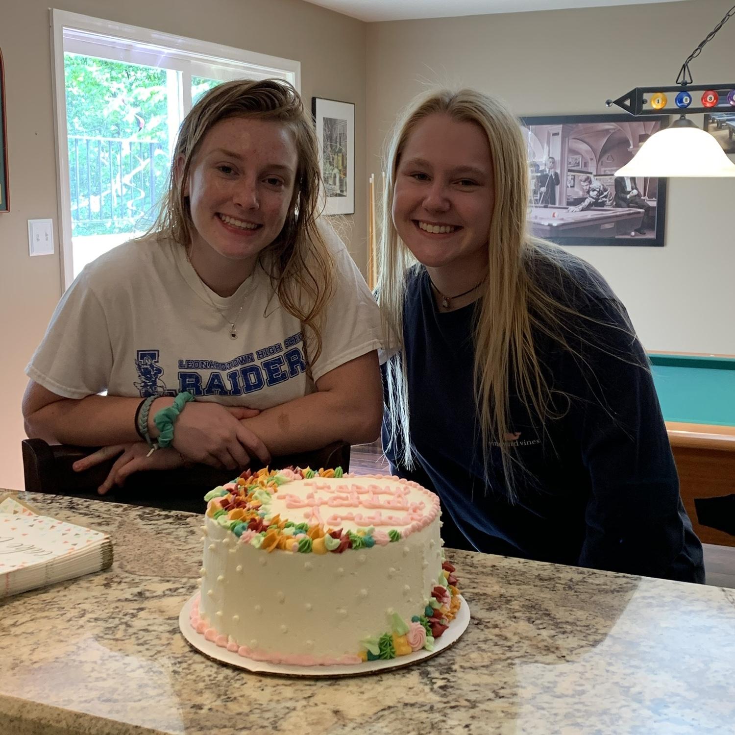 Jordan and Kennedy on Jordan’s birthday!