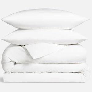 Classic Percale Duvet Set - Full/Queen - Color: Cloud