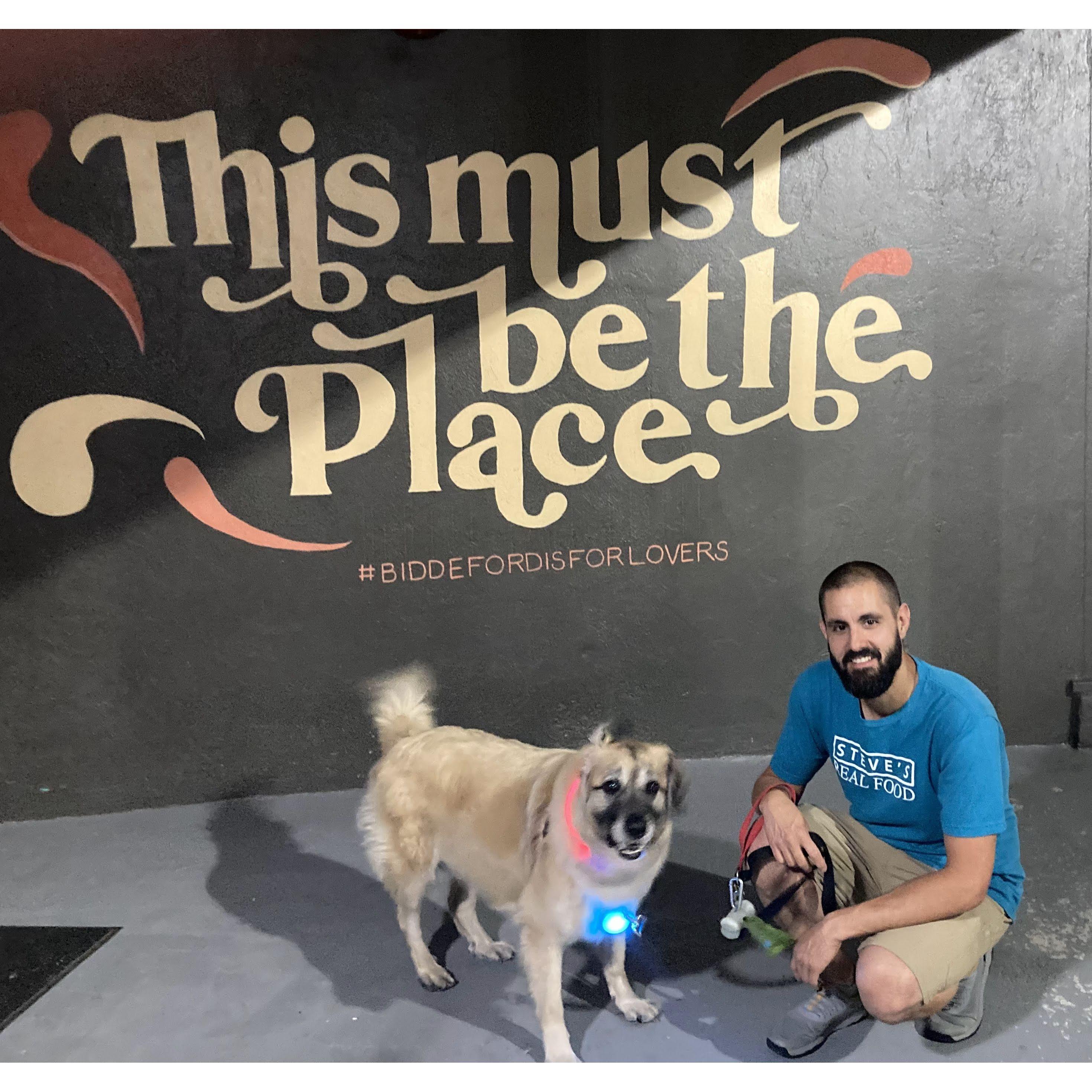 Our first walk in Biddeford, August 2022.