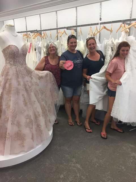 I said "Yes to the dress"