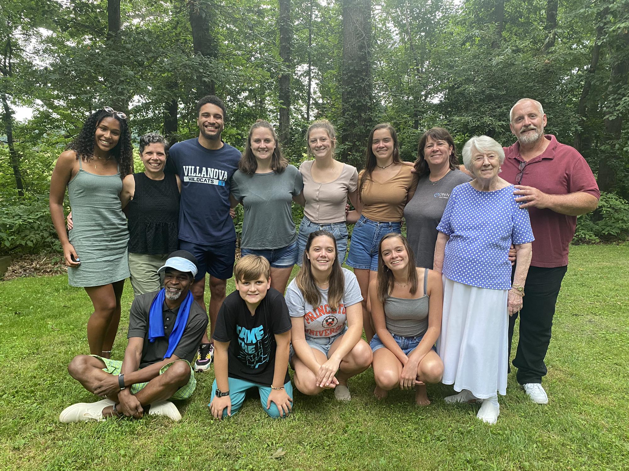 The first time our families met!