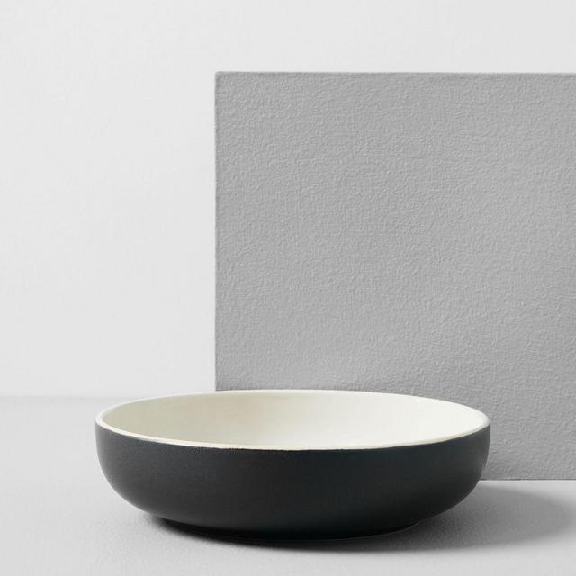 Kaloh Pasta Bowl, Set of 4, Black