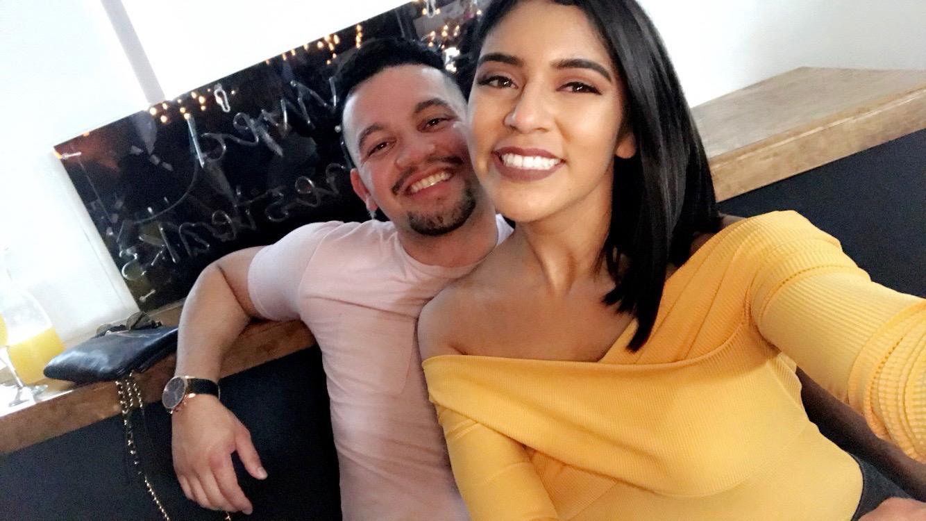 Our very first picture as boyfriend and girlfriend.
