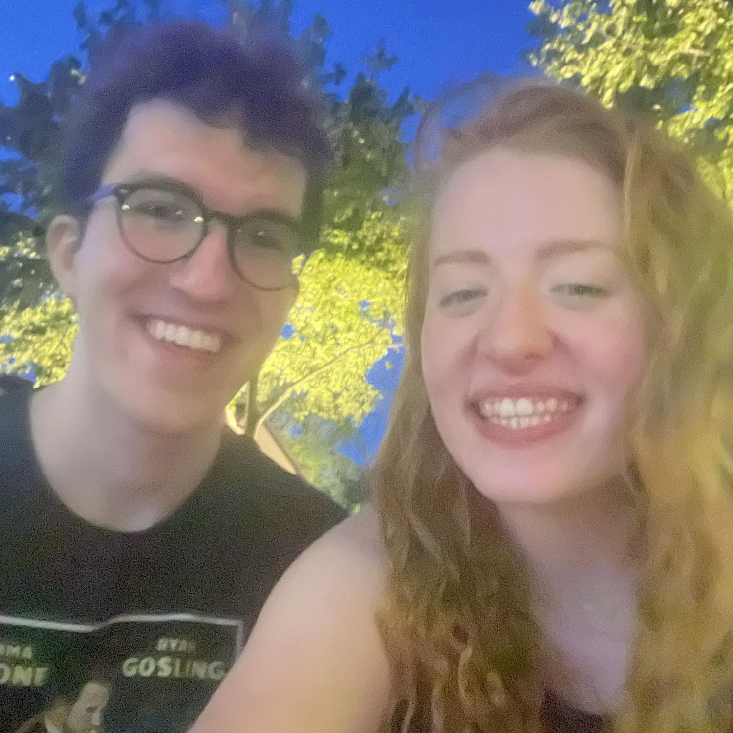 Our first photo on our first date