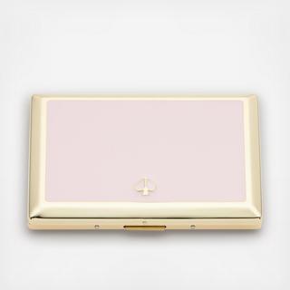 Spade Street Gold ID Holder