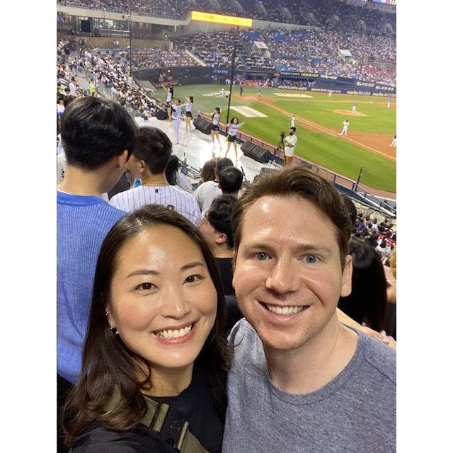 Adventure #2: We traveled to South Korea, where Dan met Ra’s family, explored her world, and cheered at the LG Twins’ home stadium in Seoul! (Fun fact: Ra is obsessed with this baseball team!)