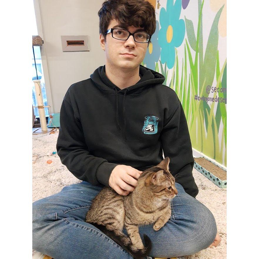 We went to a cat cafe that’s a part of a cat shelter. - Nov 2023