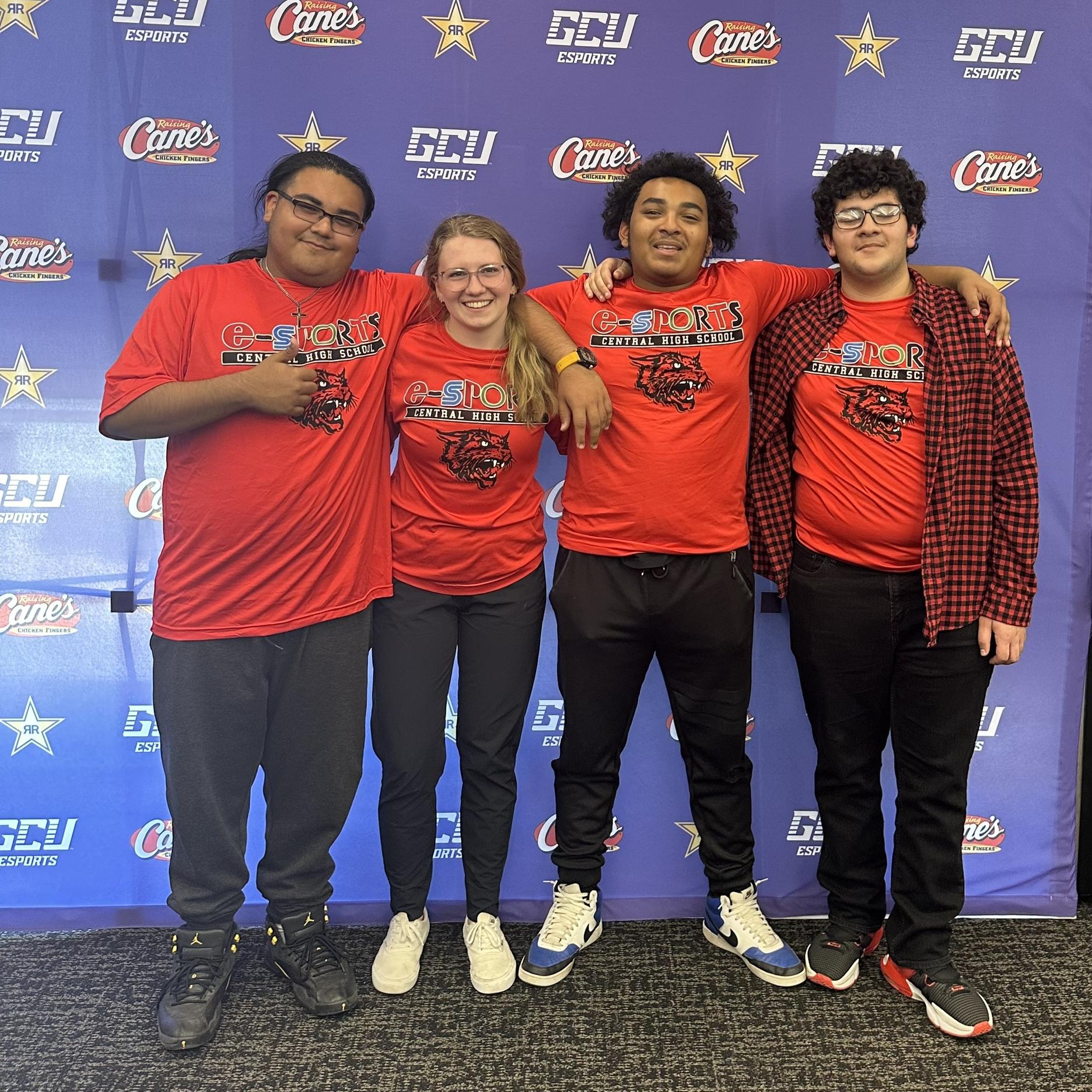 Madi coaches E-sports for the school she teaches at! This picture is from a tournament at Grand Canyon University. Joining her in the picture are her Rocket League players.
