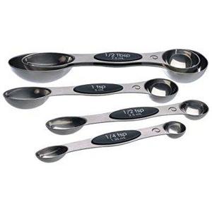 Prepworks by Progressive Magnetic Measuring Spoons, Stainless Steel - Set of 5