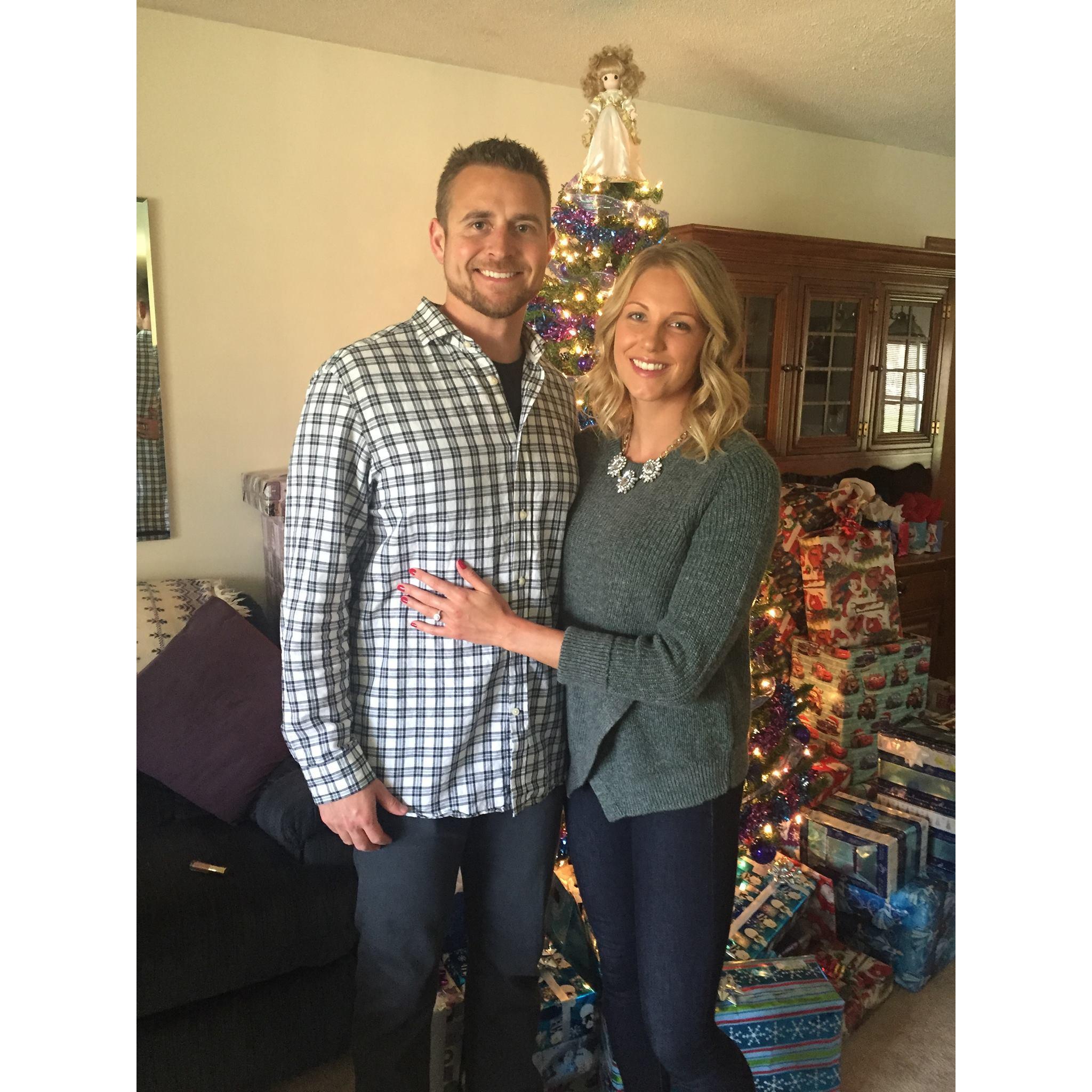 Our first Christmas as an ENGAGED couple 2015