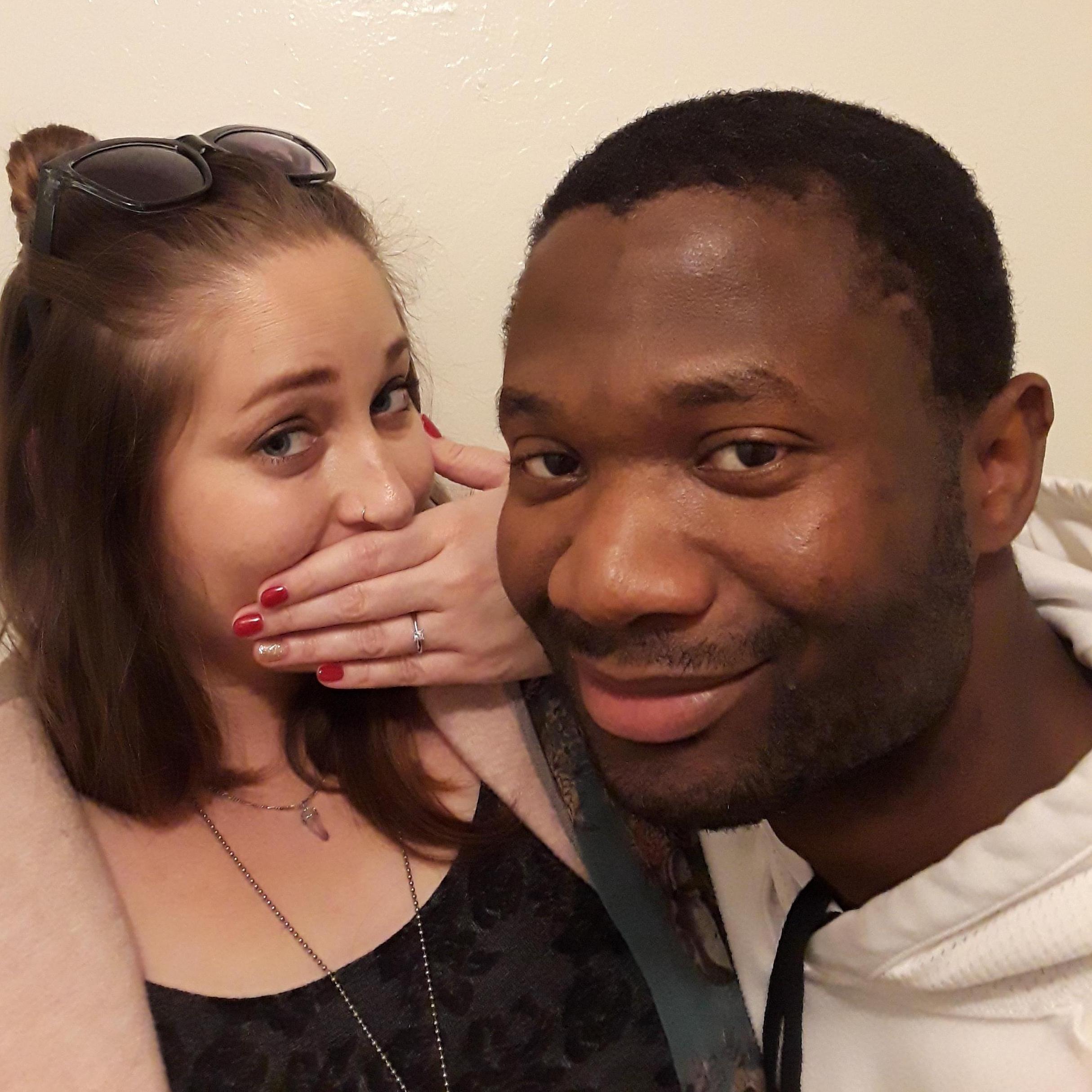 (December 23, 2018) Most of you will know this one. Hayward,CA just a couple hours after Eric proposed.
