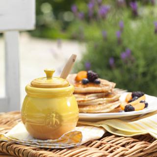 Honey Pot with Honey Dipper