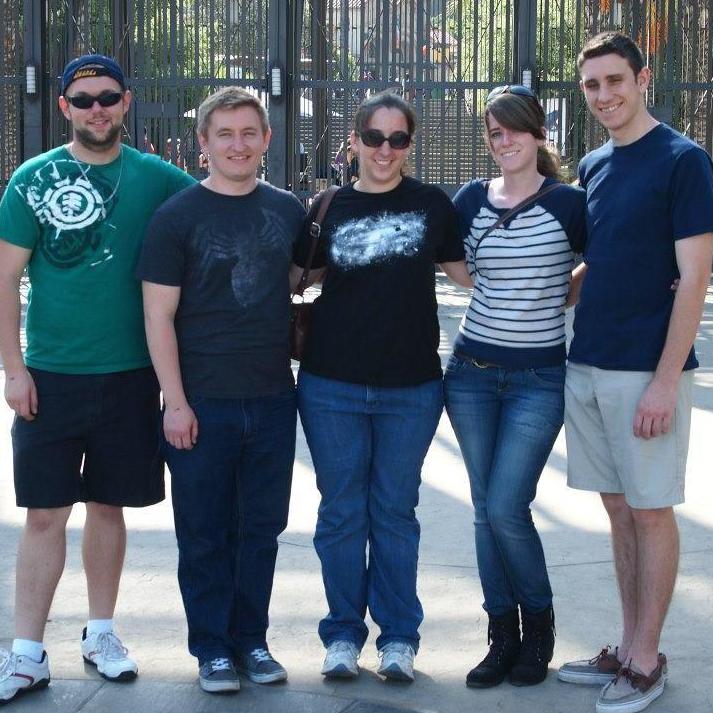 Adam, Macenzie, Sarah, Kristine and Jason at the San Diego Zoo