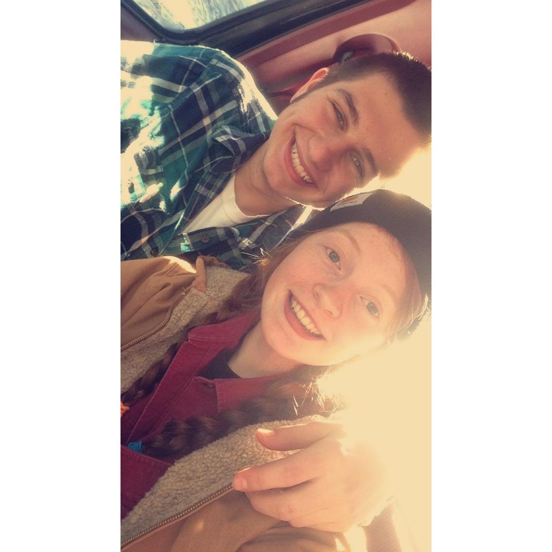 Taken right before our first Christmas tree hunt (est. 2016)