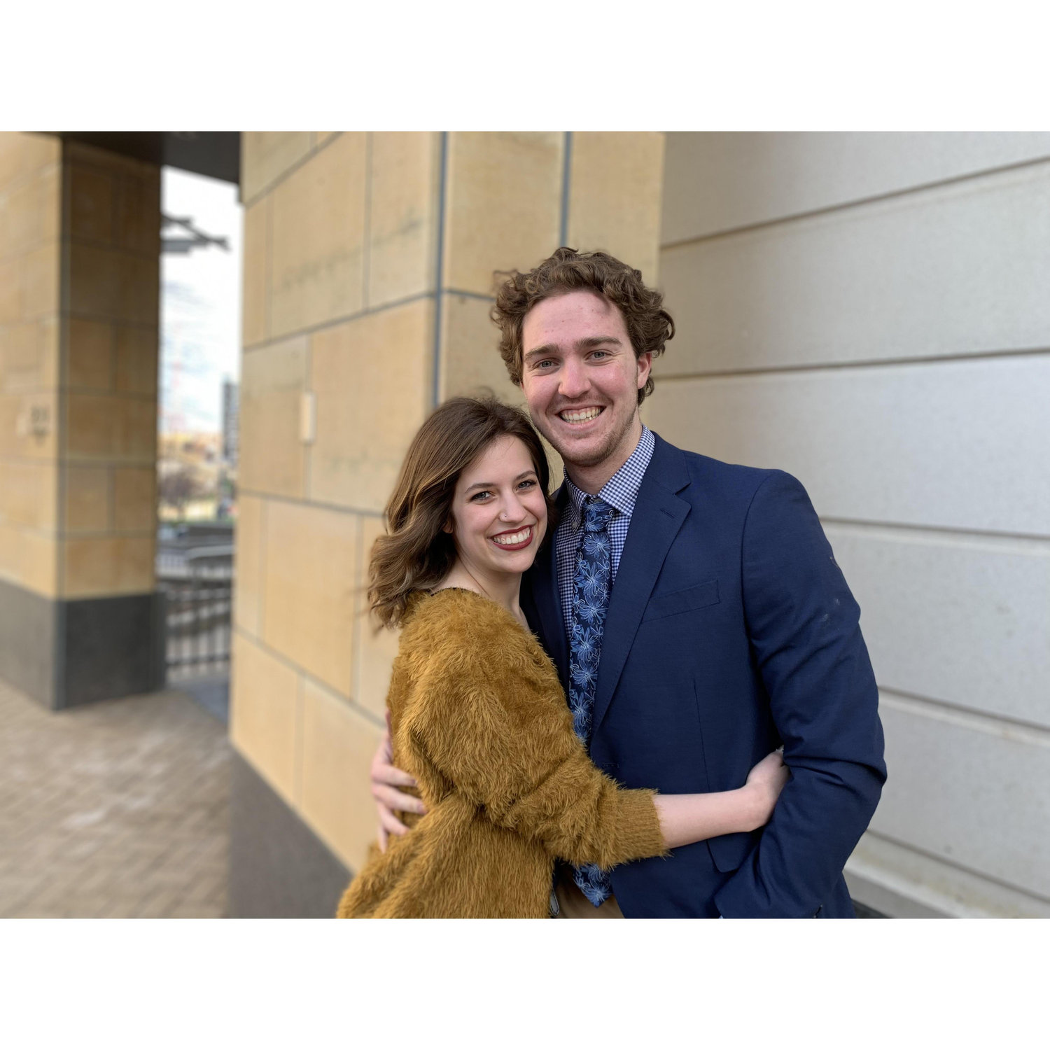 Prior to our meal at Cantina Laredo in midtown Omaha, we took a picture together to celebrate the moment!