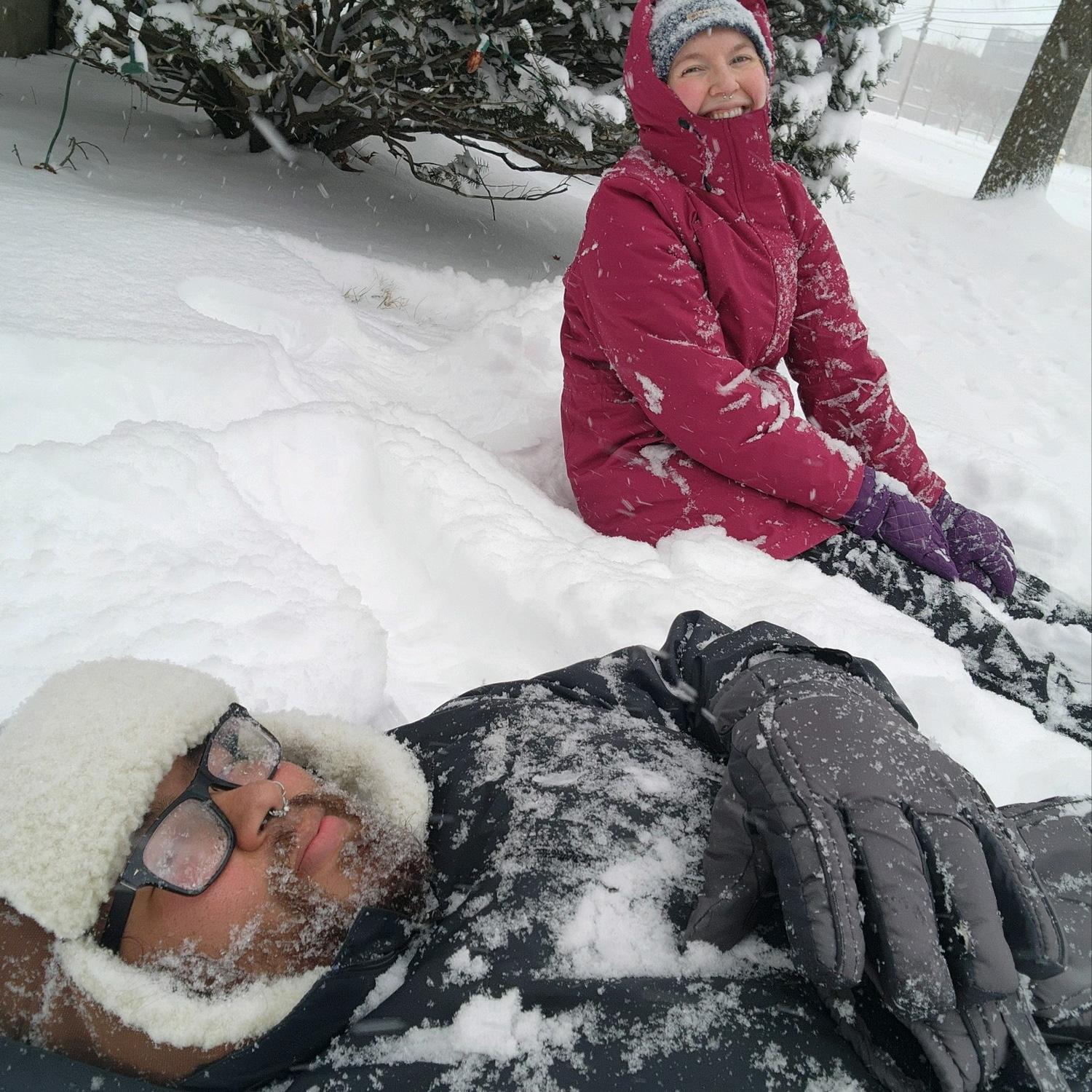 Our first blizzard together