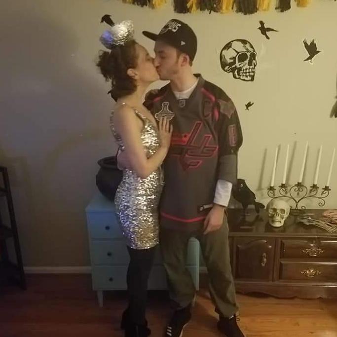 Halloween 2018. (We're Ovechkin and the Stanley Cup.)