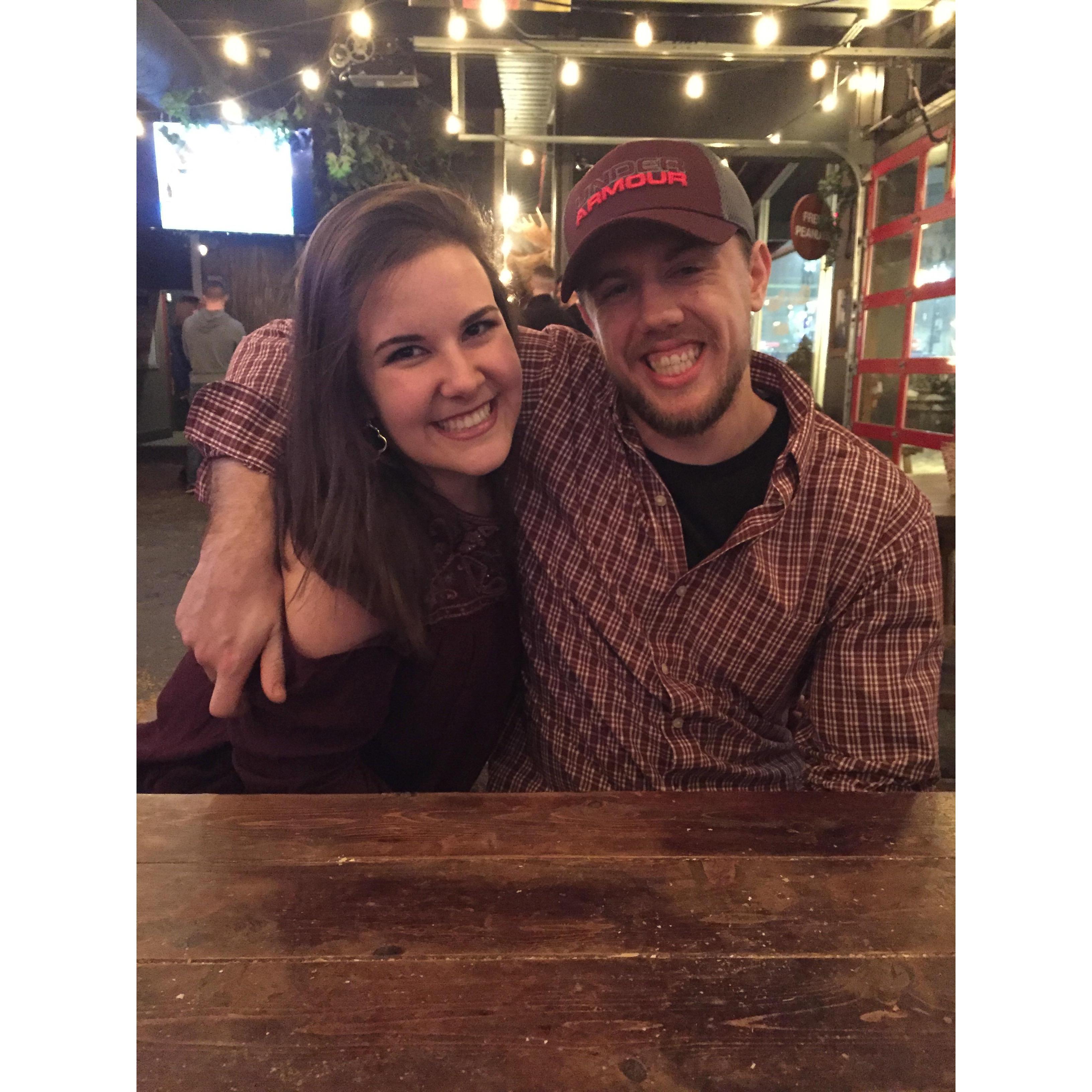 One of our first pictures together <3