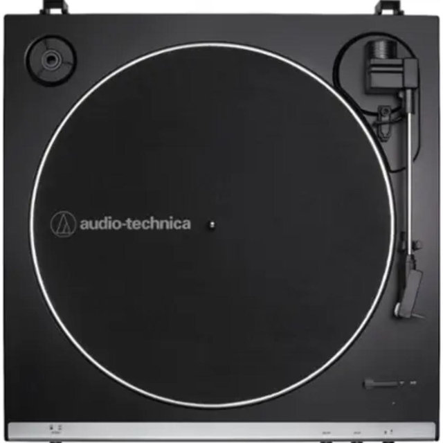 Audio-Technica - Audio Technica AT-LP60X-GM Turntable Gunmetal - Black/Gunmetal