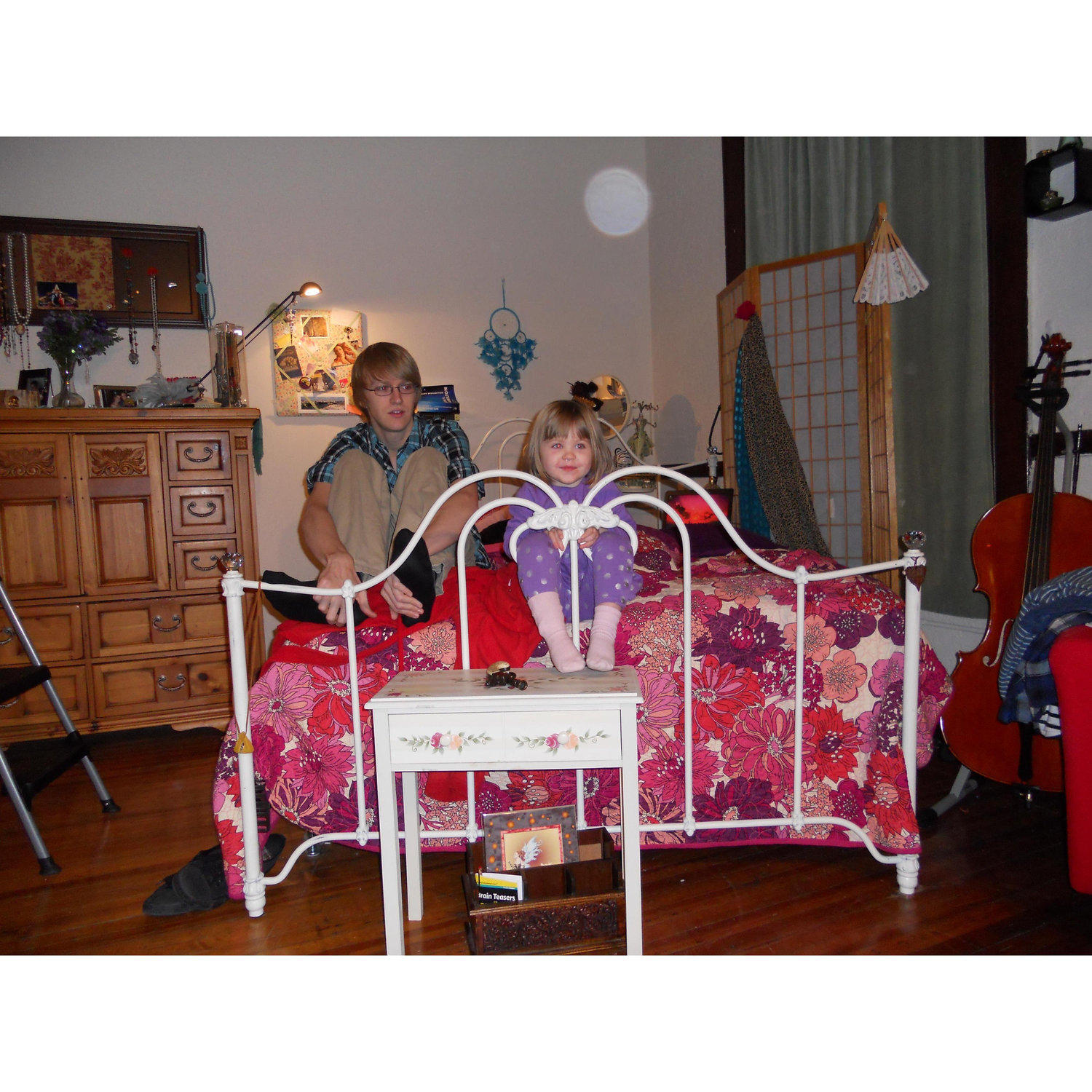 One of my favorites! This was the first time Nick brought Amelia over to spend time with me in my apartment.