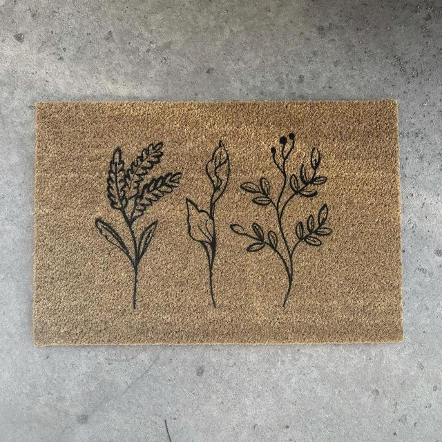 Floral Doormat