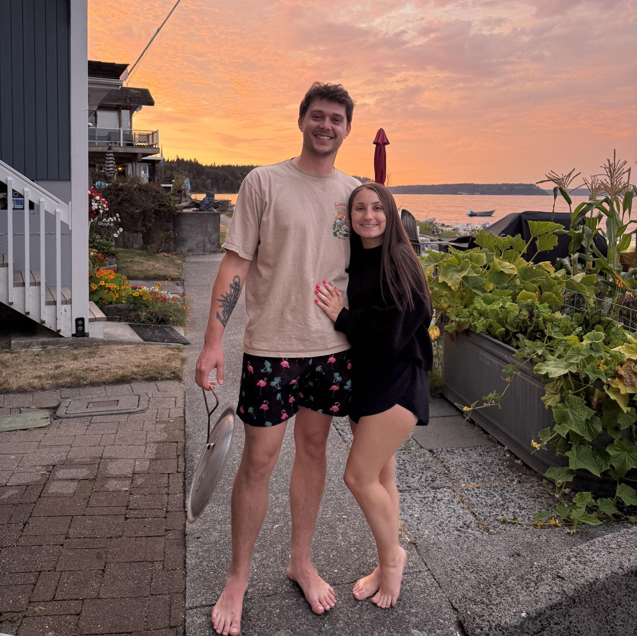 Whidbey Island, 2025 (The night before we got engaged!)