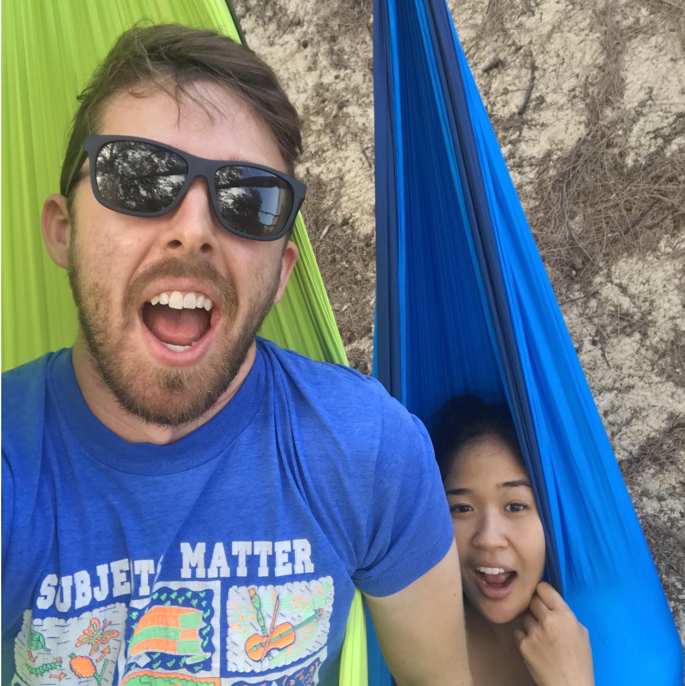 Matt shared his love for hammocks with Haley.